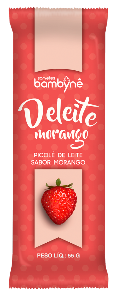 Foto da Variação Picolé de Leite sabor Morango